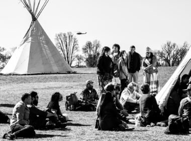 Tribal members and allies of the Standing Rock Sioux stage rally in the nation’s capital to protest the Dakota Access Pipeline